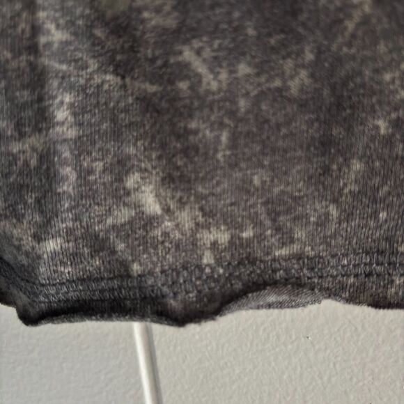 Abercrombie & Fitch Girls LS Graphic Tee 13/14 Black Acid Wash Pullover Top #F - Picture 5 of 6